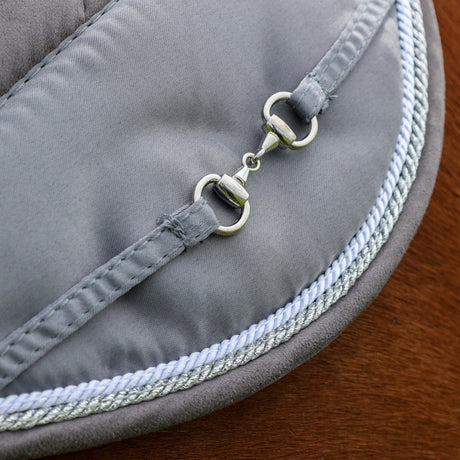 Hy Equestrian On The Bit Saddle Pad #colour_grey-silver