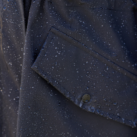 Dublin Ladies Wet Weather Long Jacket #colour_black