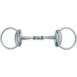 Stubben 2462 Silver Wings Double Broken Stainless Steel Snaffle