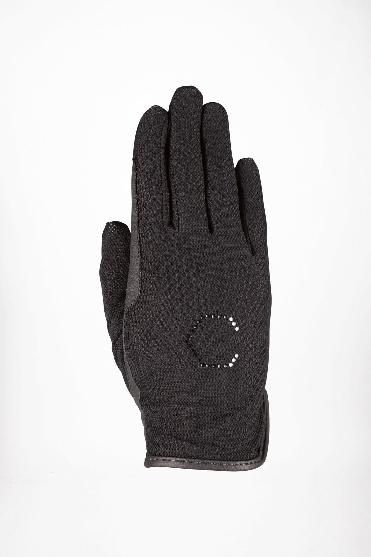 Coldstream Lintlaw CoolMesh Summer Riding Gloves #colour_black