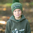 Farm Collection Bobble Hat by Little Knight #colour_olive-green