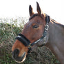 HYCONIC Faux Fur Head Collar & Lead Rope #colour_black
