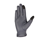 Hy Equestrian Shimmer Riding Gloves #colour_navy-with-navy-rose-gold-diamantes