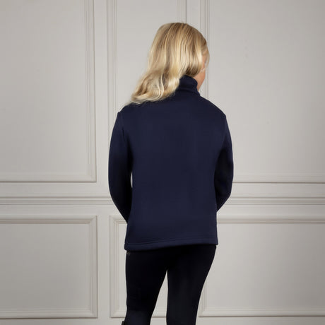 Coldstream Next Generation Hamilton Sparkle Quarter Zip #colour_navy