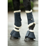 HKM Over Reach Boots -Shiny Fur- #colour_deep-blue