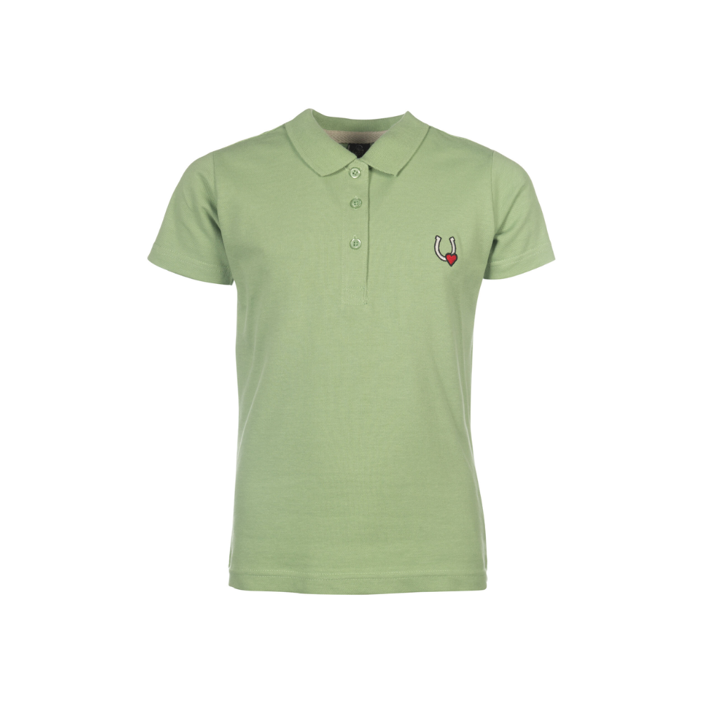 HKM Children's Polo Shirt -Claire- #colour_jade-green