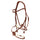 Stubben 2700 Pro-Jump Mexican Noseband Snaffle Bridle #colour_redwood-redwood