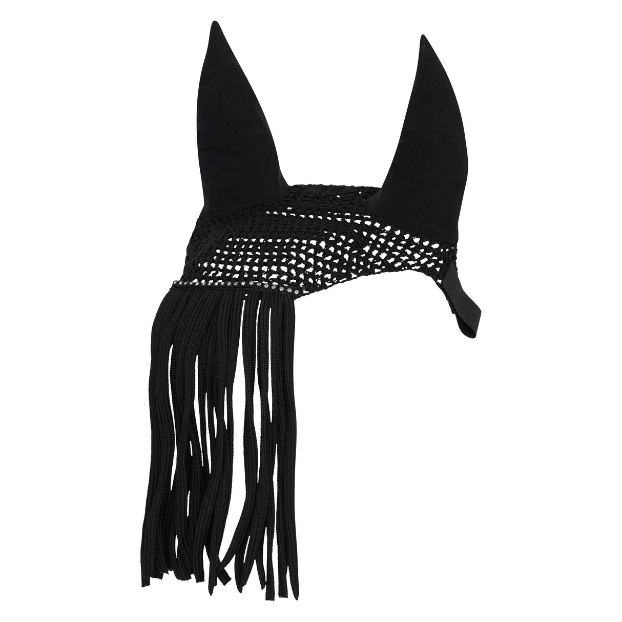 Imperial Riding Fly Veil Fringe #colour_black
