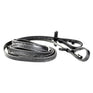 KM Elite Pro Grip Eventer Reins No Stoppers #colour_black