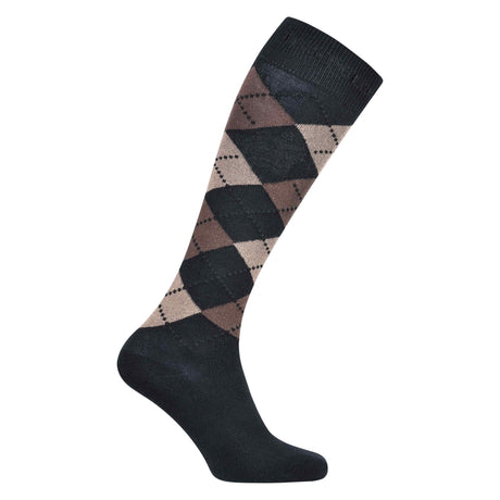 HV Polo Argyle Socks #colour_black-basalt