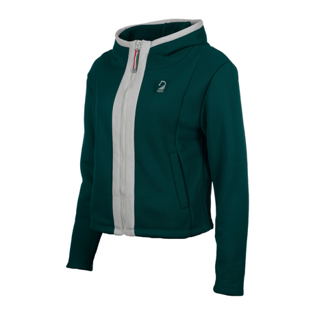 HKM Women's Sweat Jacket -Livigno- #colour_deep-green