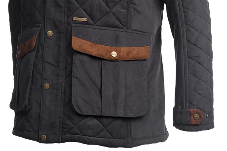 Baleno Goodwood Mens Stylish Quilted Jacket #colour_navy-blue