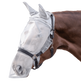 Waldhausen Premium Fly Mask, with Ear and Nose Protection #colour_silver-grey