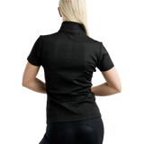 Montar MoCilia Refined Short Sleeved Jacquard Training Shirt #colour_black