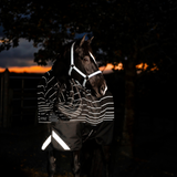 Horseware Ireland Amigo 1200D FieldSafe Reflectech Plus 250g Turnout Rug #colour_black-reflective-black