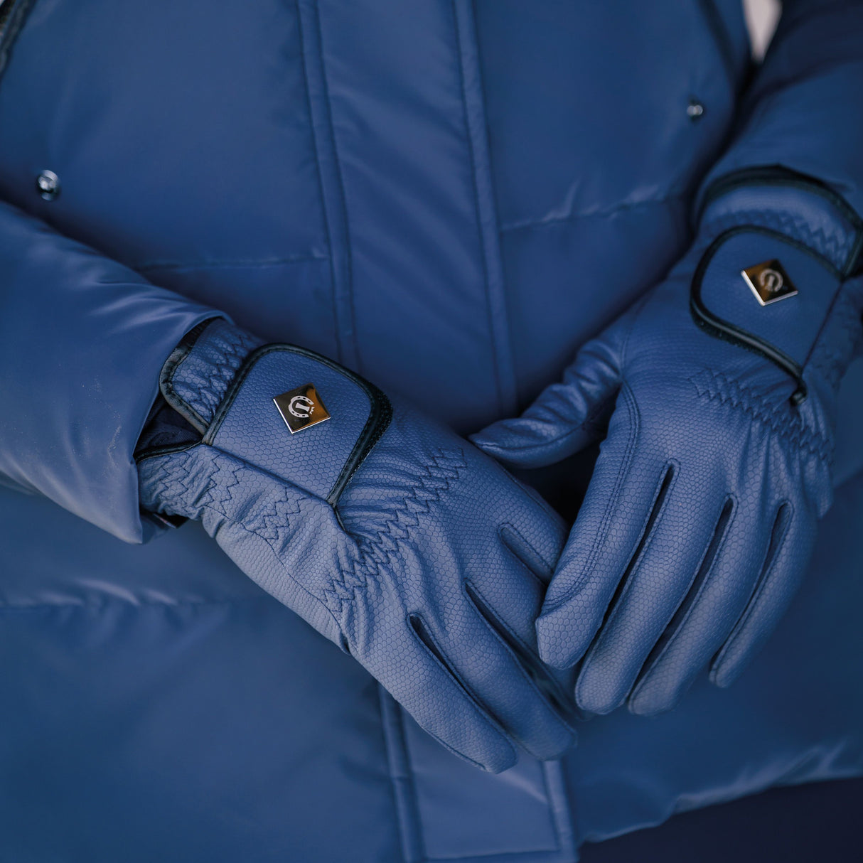 Imperial Riding Essentials Elegance Gloves #Colour_navy