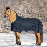 Waldhausen Scandic High Neck 100g Turnout Rug #colour_night-blue