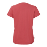 Musto Women's Original V Neck Short Sleeved T-Shirt #colour_sweet-raspberry