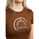 Montar MoSille with Gun Metal Logo T-Shirt #colour_toffee