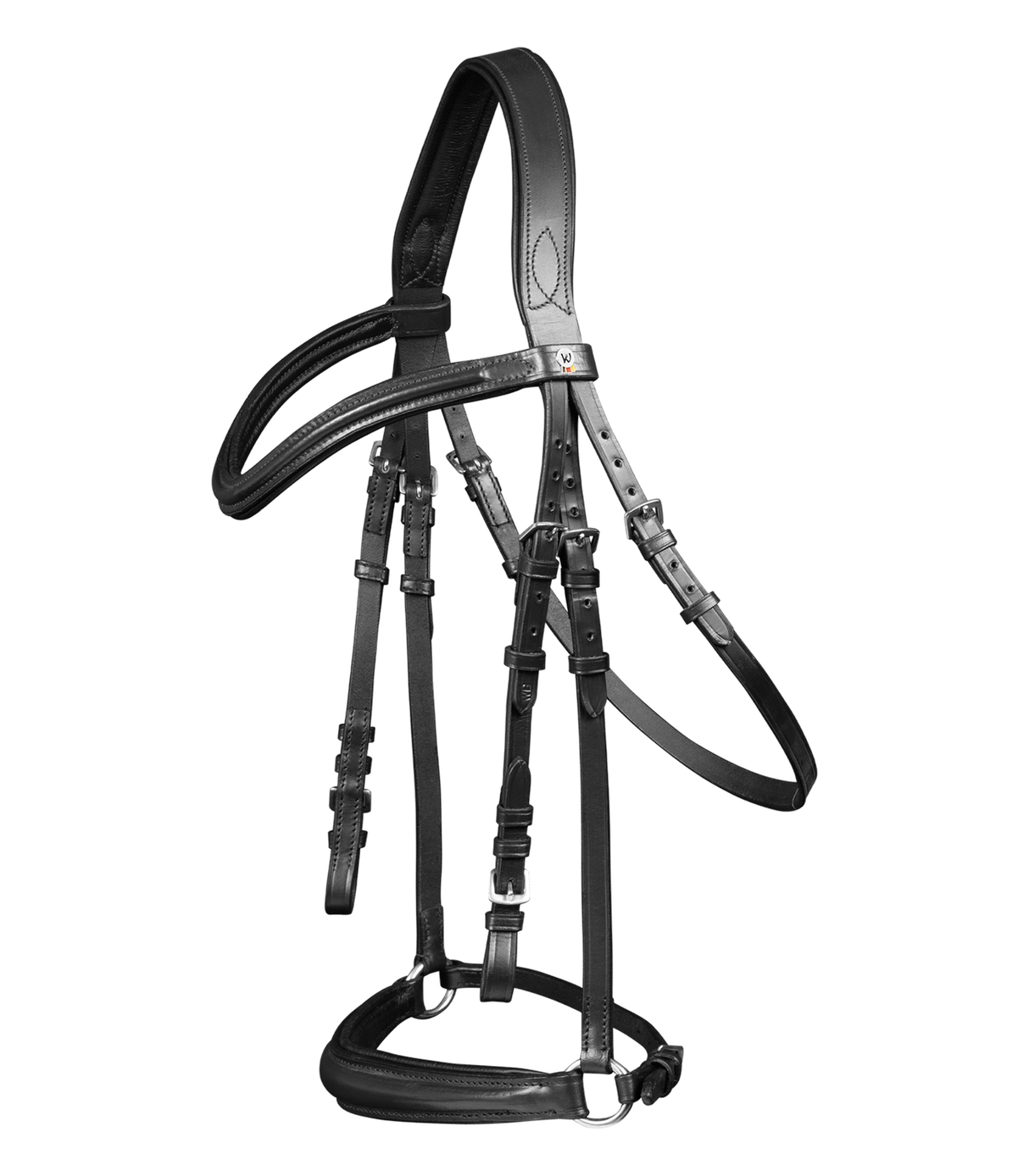 Waldhausen X-Line Standard Bridle Hannover #colour_black