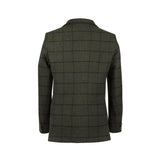 Shires Aubrion Men's Saratoga Jacket #colour_dark-green-check