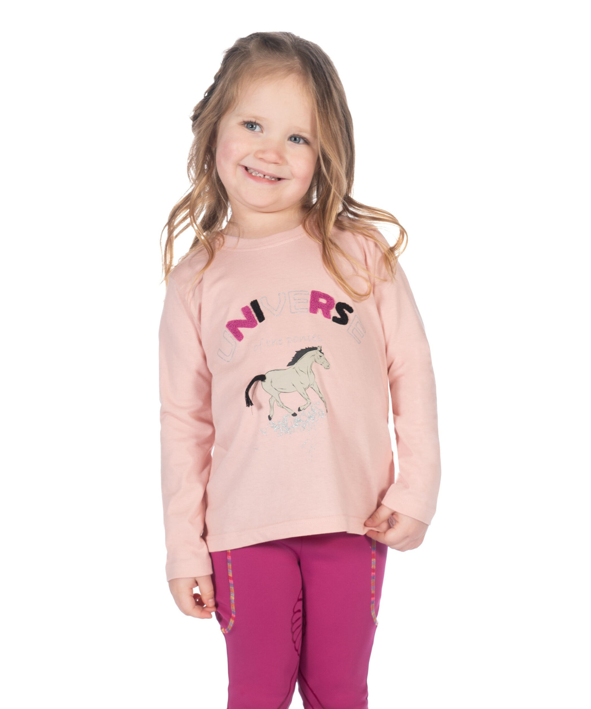 HKM Children's Long Sleeve Shirt -Polly- #colour_rose