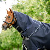 Horseware Ireland Rambo Supreme Hood 50g #colour_navy-thunderstorm-grey-silver