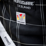 Horseware Ireland Rhino Wug with Vari Layer Medium 250g #colour_black-grey-white-check-grey