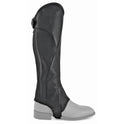 Equestro Lincoln Leather Mini-Chaps #colour_black