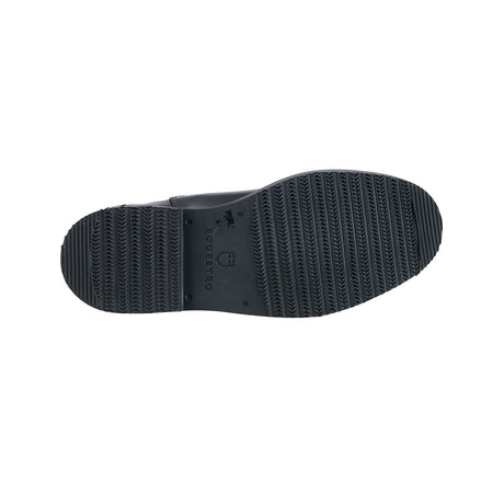 Equestro Unisex Ankle Boots With Non-Slip Rubber Sole #colour_black