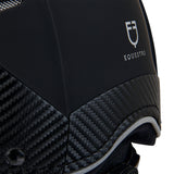 Equestro Ultra Light Helmet In Durable Plastic #colour_black