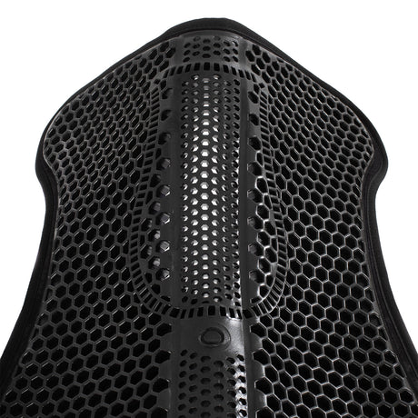Acavallo Gel Ns Hexagonal Microfleece Flat #colour_black-black