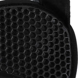 Acavallo Pad SP WFS Suede Rear Sheepskin Hexagonal Gel Flat #colour_black-white