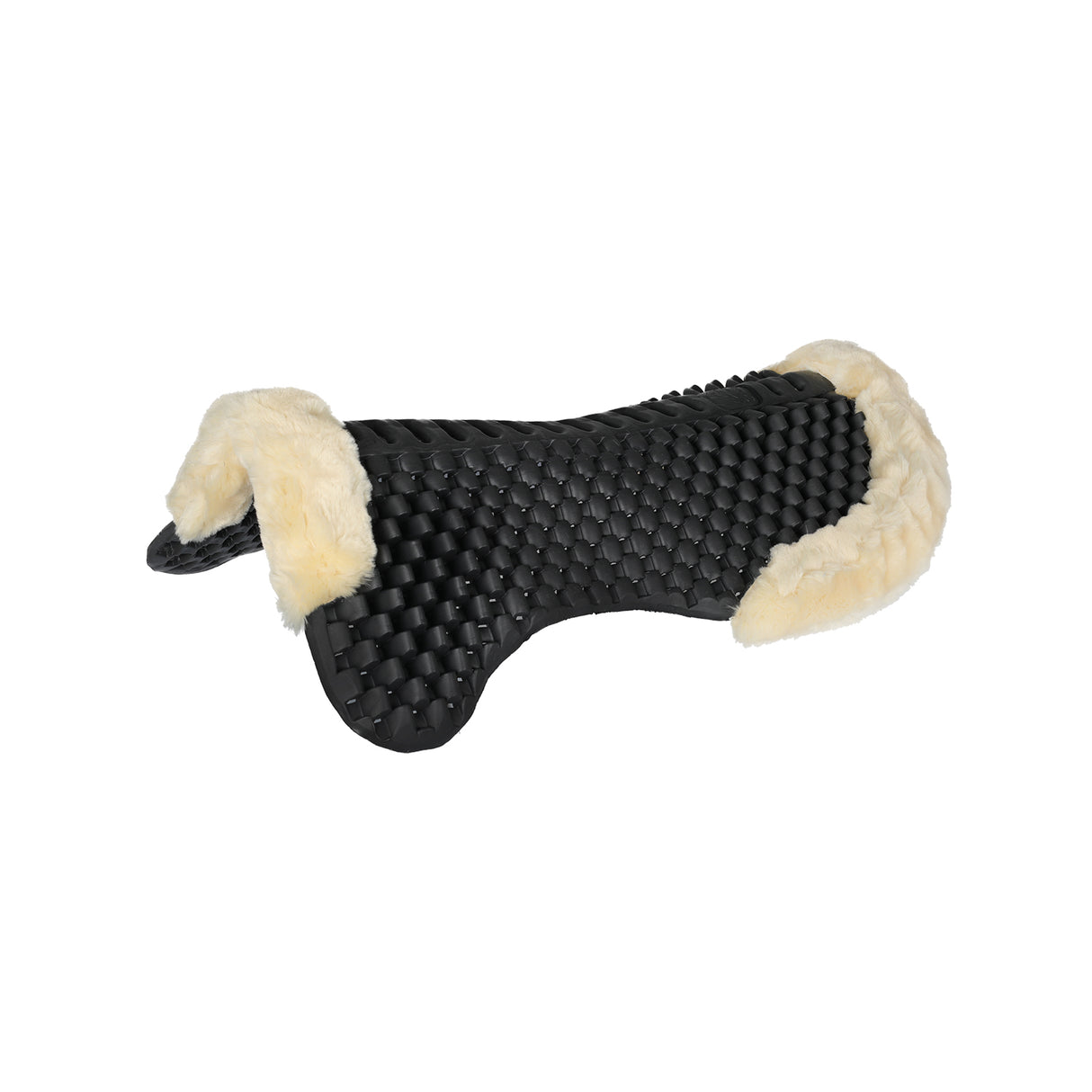 Acavallo Pad Piuma-FS Respira-FS Cut-Out Eva Front & Rear Riser #colour_natural