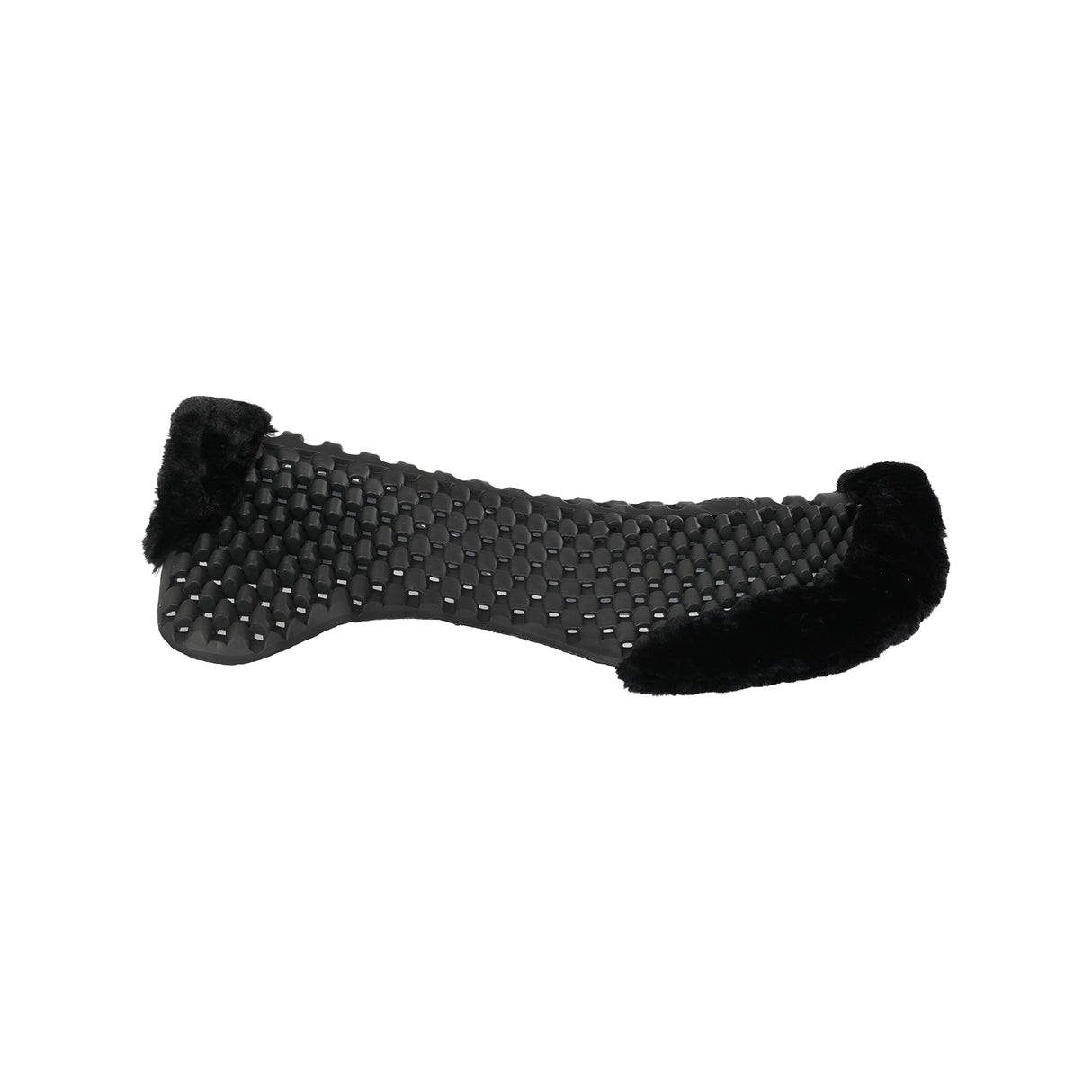 Acavallo Pad Piuma-FS Respira-FS Cut-Out Eva Front & Rear Riser #colour_black
