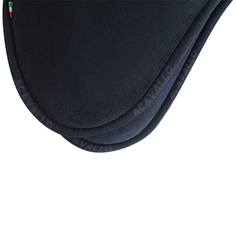 Acavallo Pad MF-S JCCS-S CW-CS Suede Cut-Out Sheepskin Flat #colour_blue-black