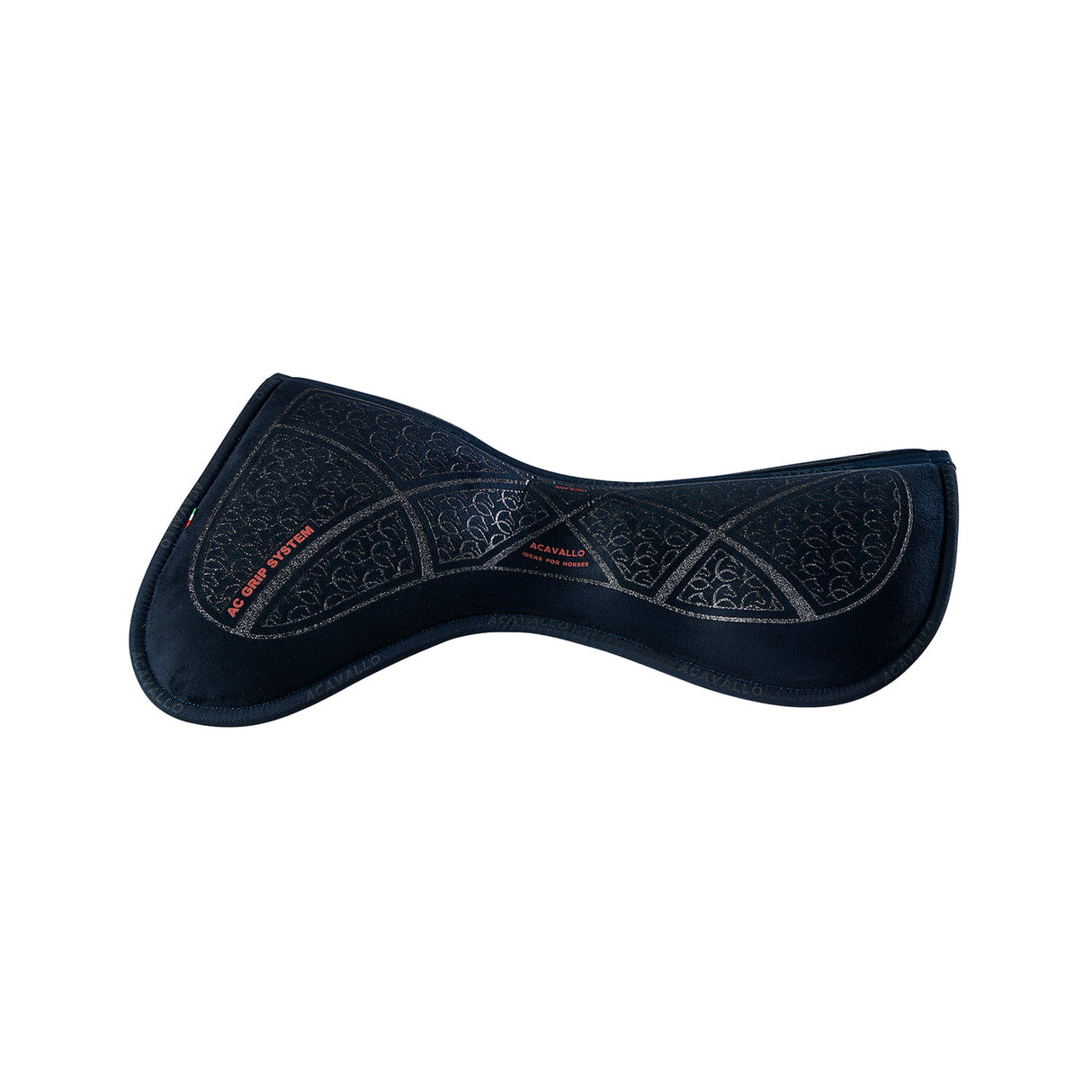 Acavallo Pad Mf Jccs Cw-Cs Suede Ac Grip Flat #colour_blue-silver