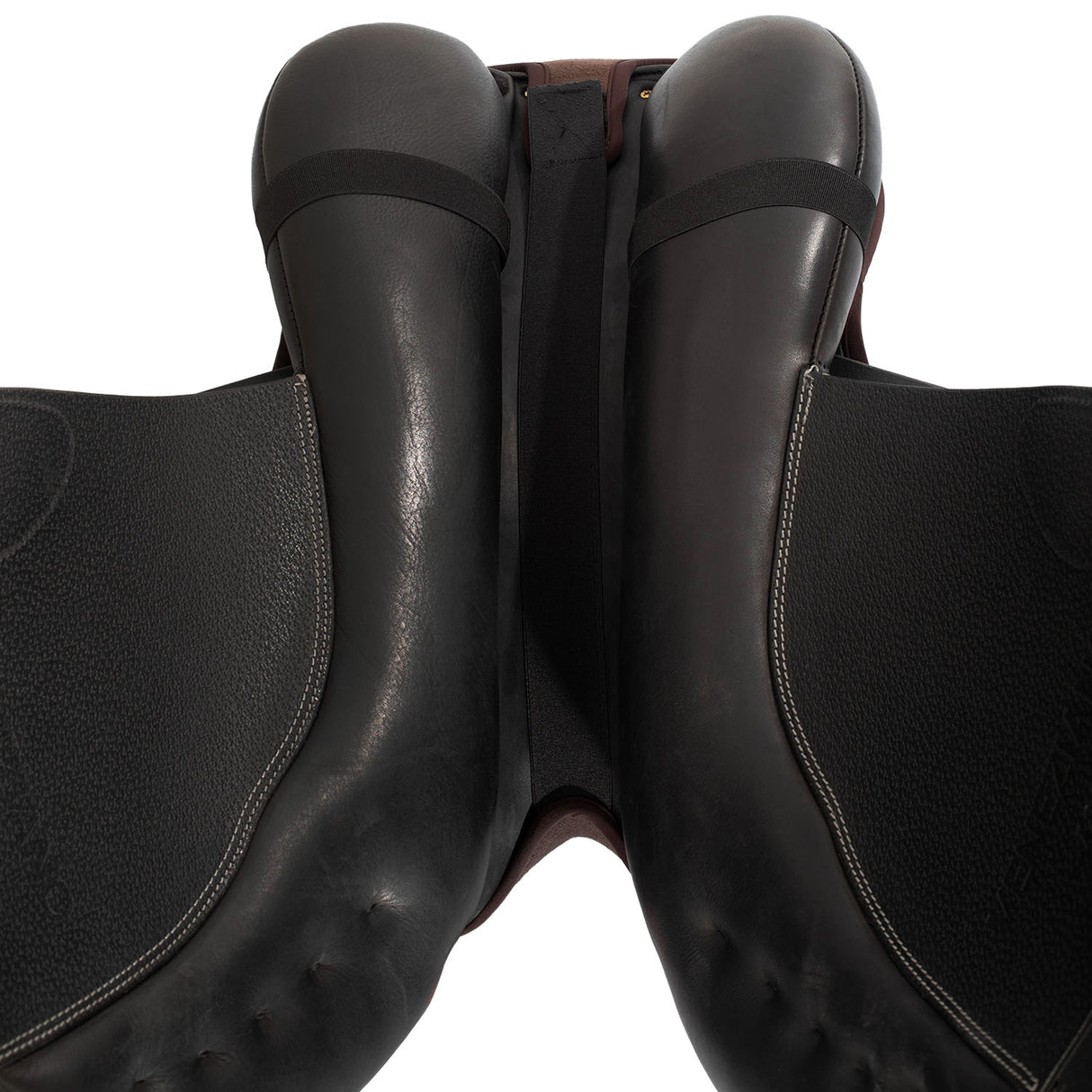 Acavallo Ortho-Pubis Seat Saver Jumping Classic Gel-In Dri-Lex 20mm #colour_brown