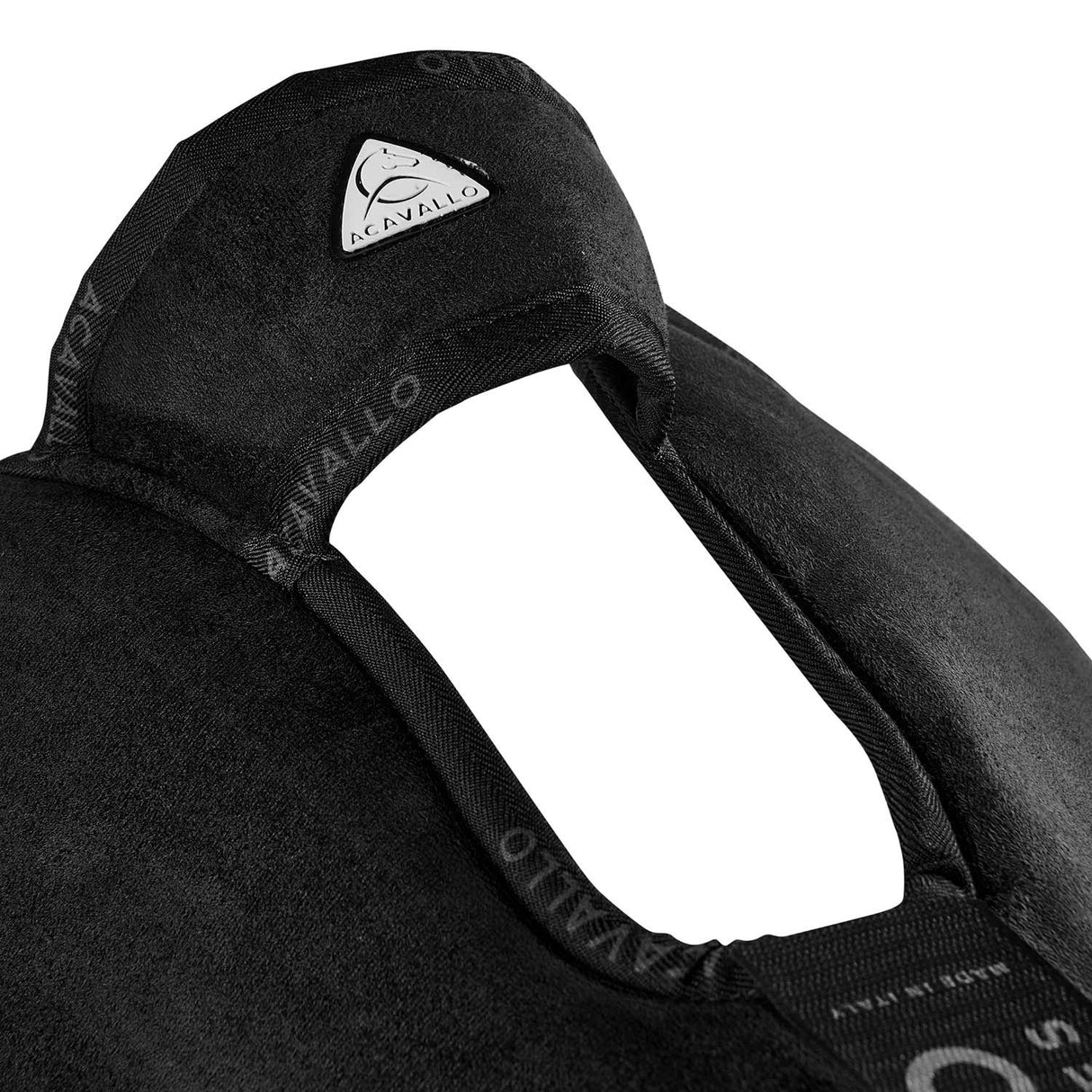 Acavallo Piuma Pad WFS Pocket Suede Flat #colour_black