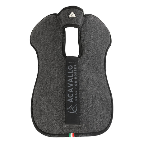 Acavallo Piuma Pad WFS Pocket Double Felt Flat #colour_grey