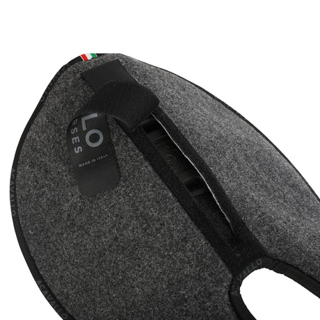 Acavallo Piuma Pad WFS Pocket Double Felt Flat #colour_grey