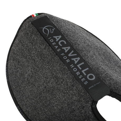 Acavallo Pad Piuma WFS Pocket Double Felt Rear Riser #colour_grey