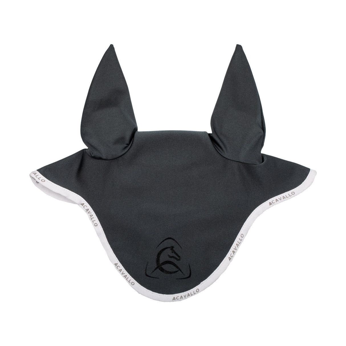 Elastane fly veil silicone logo