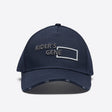 Rider's Gene Print Baseball Cap #colour_navy