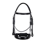 Leather dressage bridle
