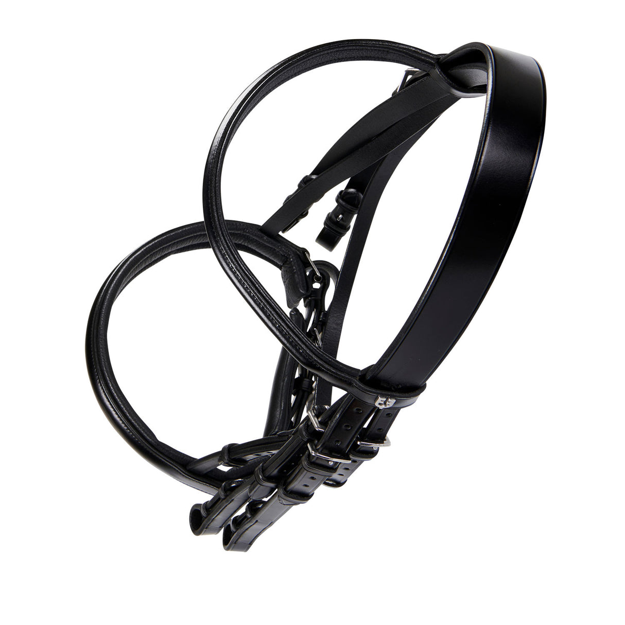 Leather dressage bridle