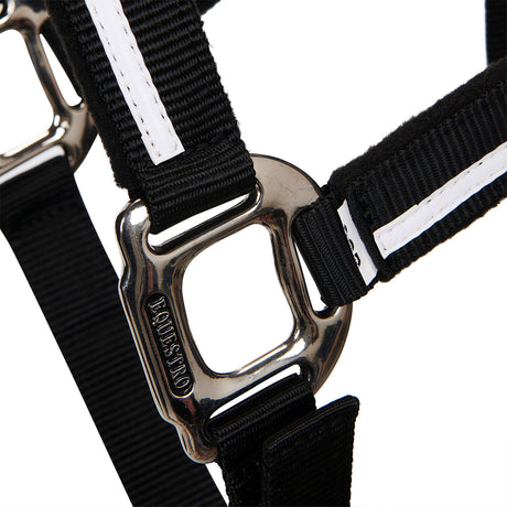 Halter with fleece padding and snap hook