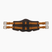 Stubben Equi-Soft® Short Saddle Girth with Cover - Tobacco #colour_vachette-leather-ebony