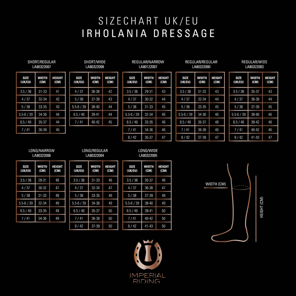 Imperial Riding Olania Short Dressage Riding Boots
