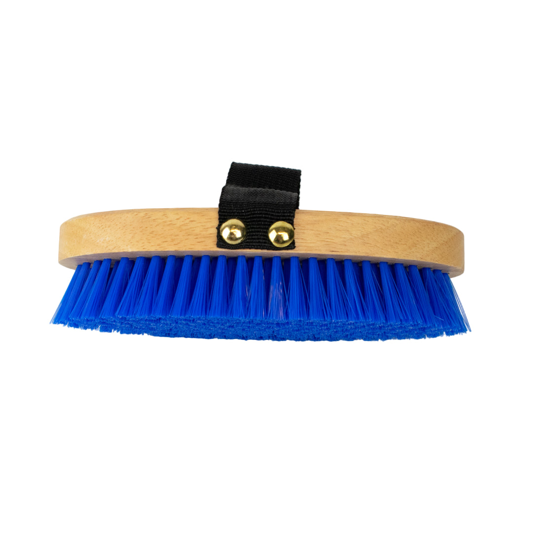 GS Equestrian & Country Wooden Body Brush #colour_blue